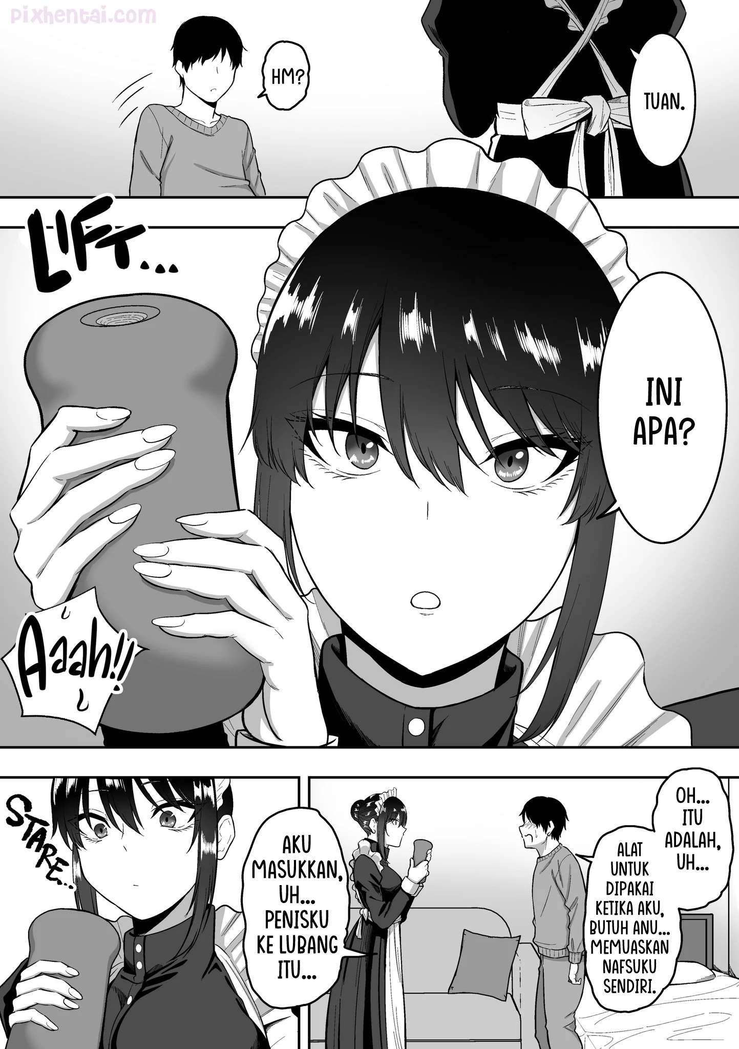 Komik hentai xxx manga sex bokep Maid no Shirasaki-san ni Gohoushi Shite Morau Hanashi part 2 page 6